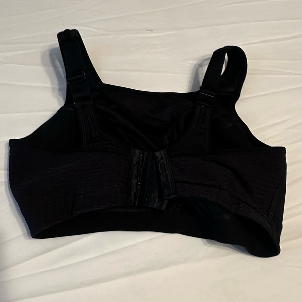 Glamorise Sport No-Bounce Camisole Elite Sports Bra black size 34G - Picture 4 of 6